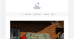 Desktop Screenshot of colonialyarn.com